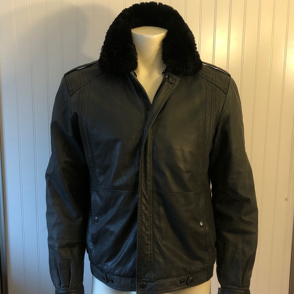 Men's Black Bomber Jacket